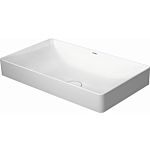 Duravit DuraSquare sit-on basin ground 2355600000 60x34.5cm, without tap hole, overflow, tap hole bank, white