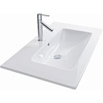 Duravit ME by Starck washbasin 2336830000 83 x 49 cm, white, 2000 tap hole, with overflow
