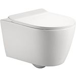 Fukana wall WC rimless white, round, washdown