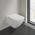 Villeroy & Boch Venticello WC Combi Pack 4611RLR1  white with CeramicPlus, DirectFlush, with toilet seat