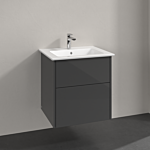Villeroy & Boch Finero Bathroom furniture set S00500FPR1 washbasin with vanity unit, Glossy Grey , 801