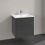 Villeroy & Boch Meuble sous-vasque Finero S00501FPR1 avec lavabo, Glossy Grey , 801