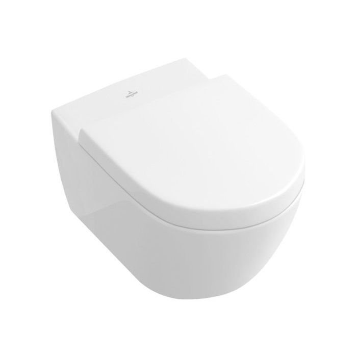 Villeroy & 2.0 WC 56001001 white, washdown WC incl. fastenig set SupraFix