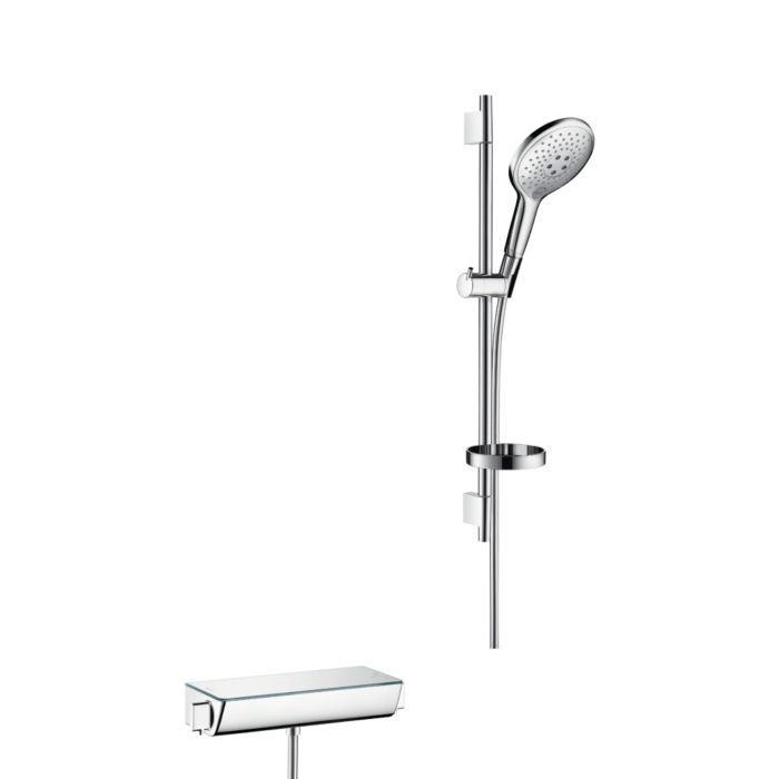 Hansgrohe Raindance Ecostat Select Combi 0 65 M With Raindance Select S 150 3jet Hand Shower Chrome