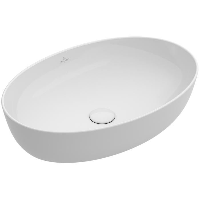 Villeroy & Boch Artis countertop basin 419861R1 61x41cm, without tap hole,  without overflow, white C-plus