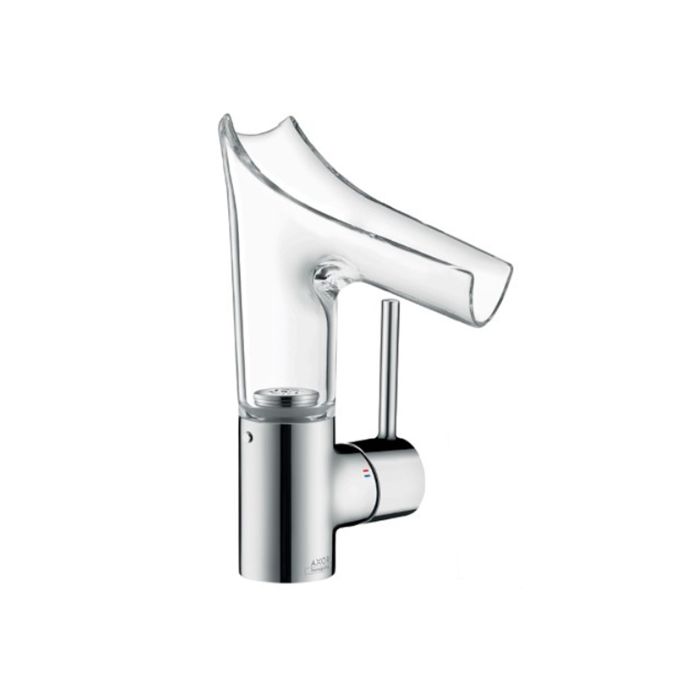 Hansgrohe Axor Starck V 140 Basin Mixer 12116000 Glass Spout