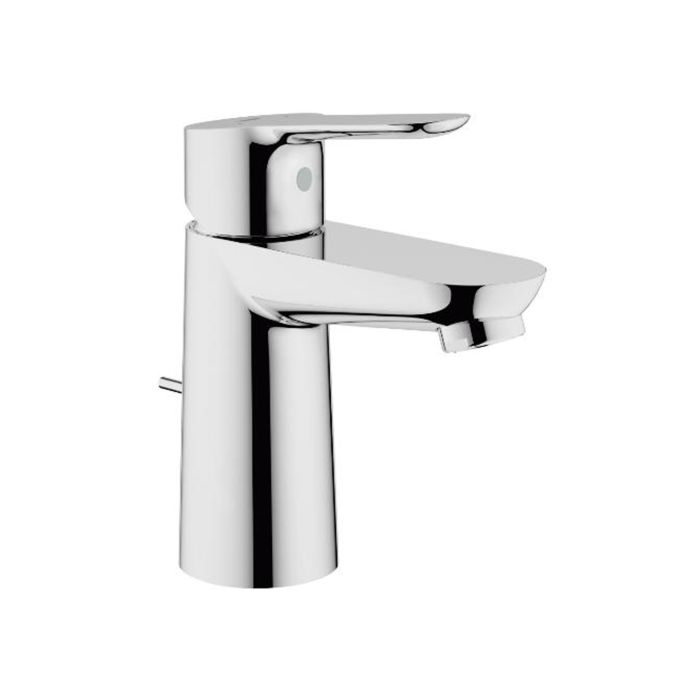 Grohe Bauedge Wash Basin Fitting 23356000 Chrome With Drain Set - Grohe Bathroom Sink Faucet Cartridge
