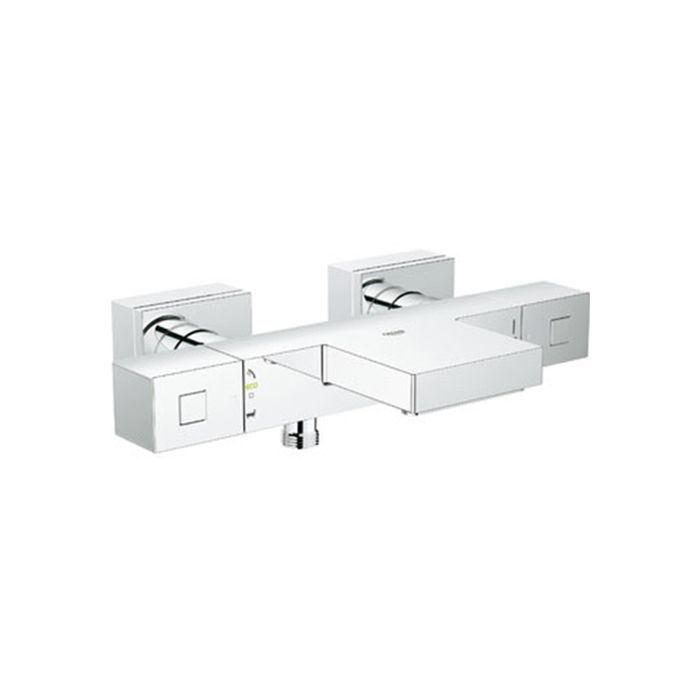 Grohe Fertigmontageset Für Badthermostat – UP-Wannen-Thermostat Verchromt Mit SafeStop Und Aquadimmer