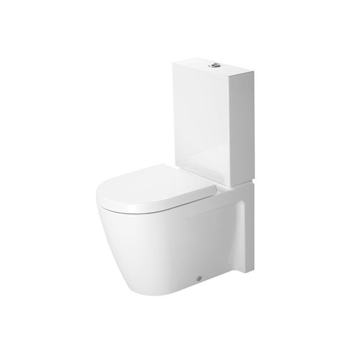 marge Ongemak smog Duravit Starck 2 stand washdown WC 2145090000 for combination, white