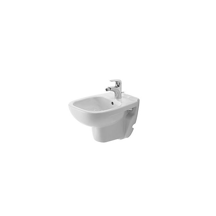 Duravit D Code Wall Bidet 2237150000 With Overflow White