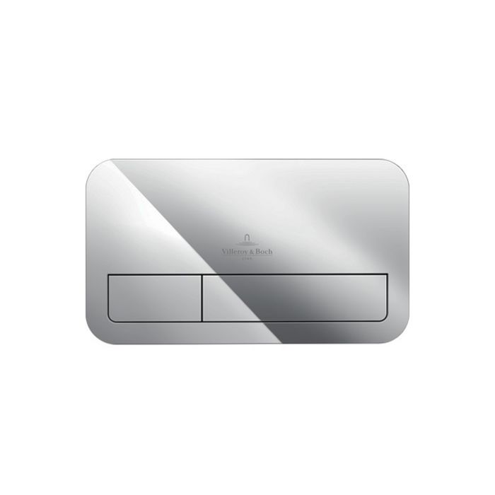 Villeroy & Boch Flush plate ViConnect 92249069 253 145 x 10 mm Brushed Chrome E200