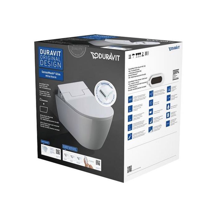 Duravit Me by Starck Toilet 631000002004300 white, rimless, SensoWash