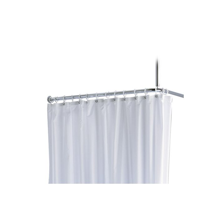 Keuco Plan Shower Curtain Uni, Light Grey Shower Curtain