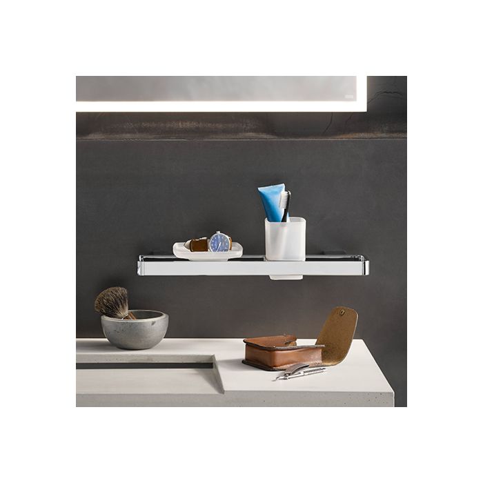 emco loft seifenschale 053000090 kristallglas satiniert fur relingsystem