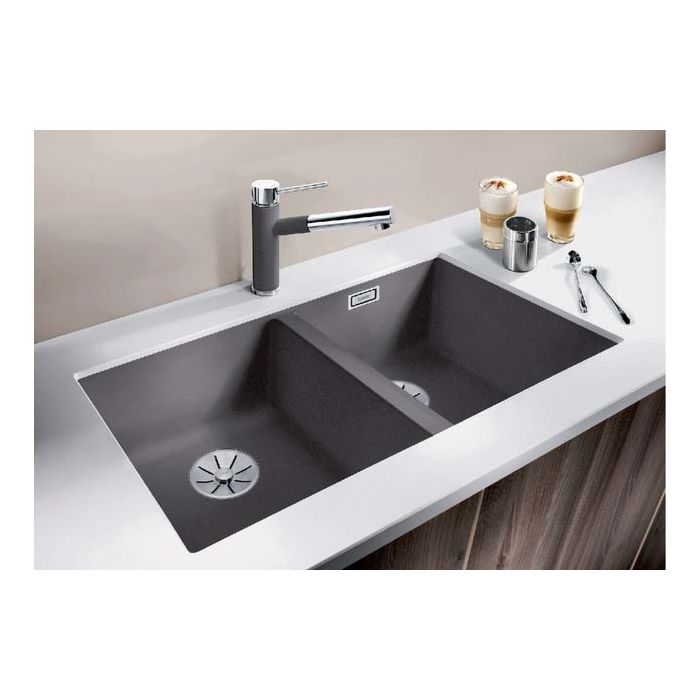 Blanco Subline 350 350 U Sink 523578 75 5x46cm Puradur White For Undercounter