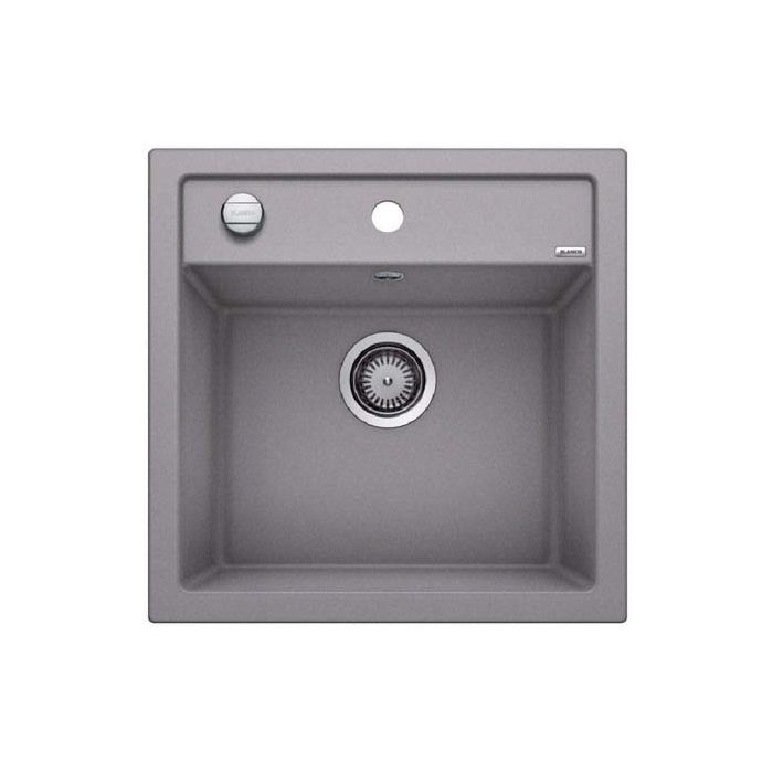 Blanco Sink 518522 51 5 X 51 Cm Puradur Alumetallic Drain Remote Control With Rotary Control