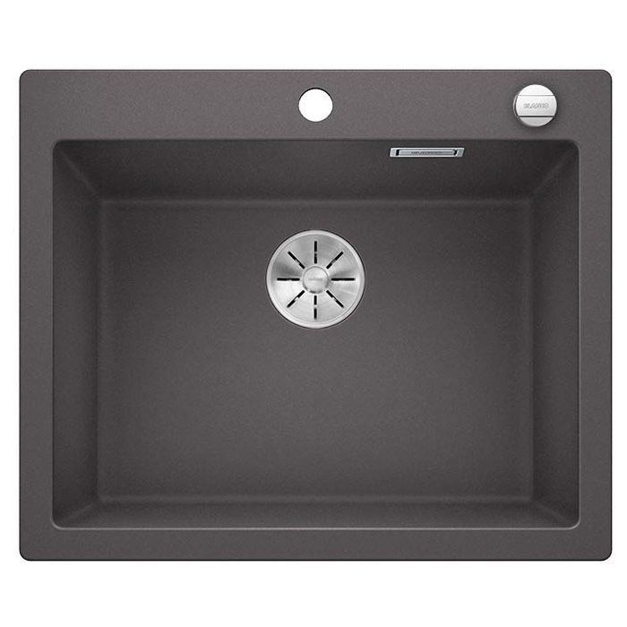 Blanco Pleon 6 Silgranit Spule 523687 61 5 X 51 Cm Felsgrau Ablauffernbedienung Mit Drehbetatigung