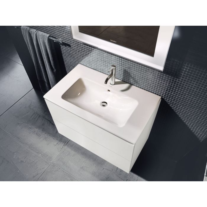 Duravit ME by Starck Waschtisch mit L-Cube Waschtischunterschrank  