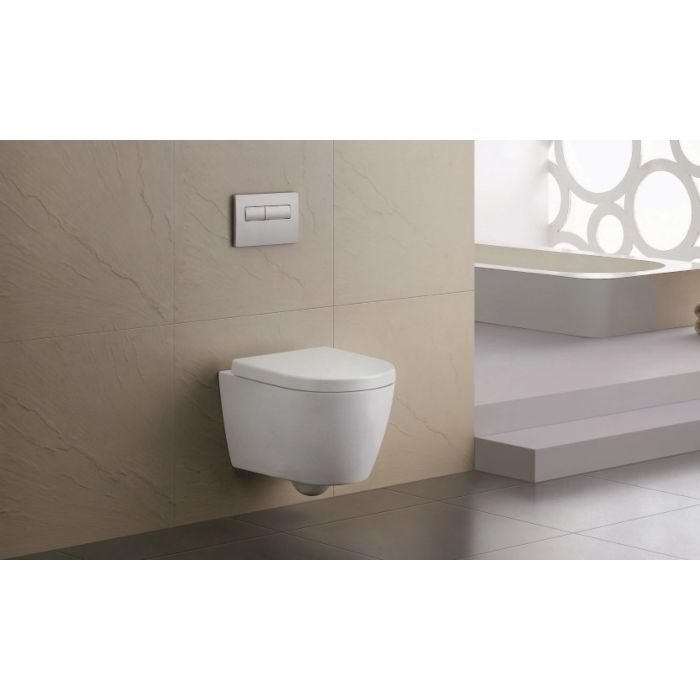 Fukana wall WC rimless 501661001 white, round, washdown, 520x360mm