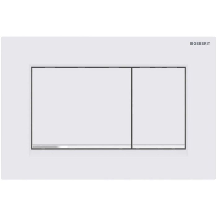 Geberit Sigma40 bedieningsplaat - 2-toets spoeling - vierkant