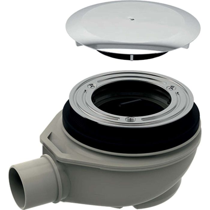 Geberit d90 shower tray drain 150554211 highgloss chromeplated, with