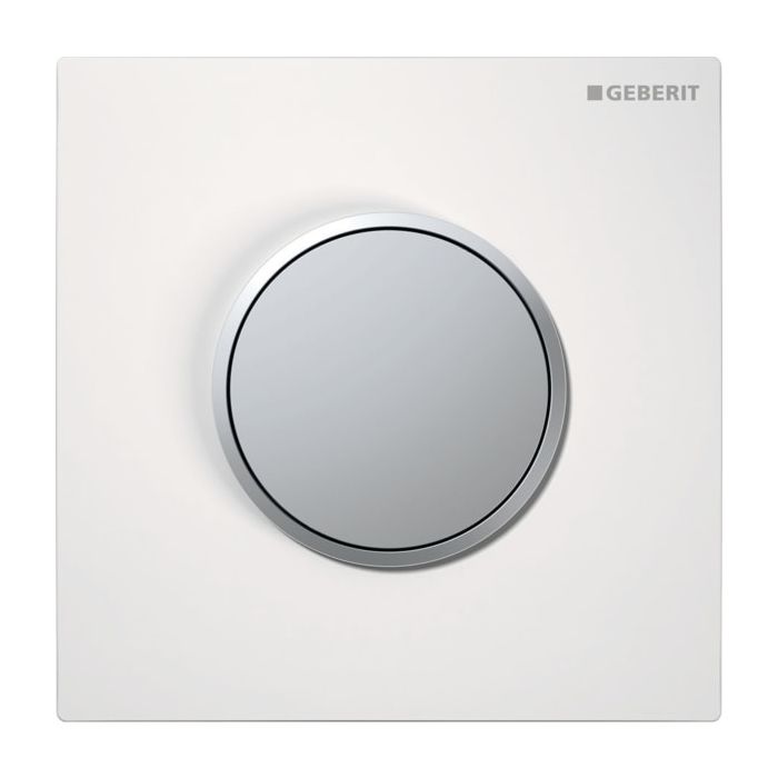 Geberit Fertigmontageset HyTouch Pneumatisch Für Toilette – Design Sigma 01, Seidenglanz Verchromt