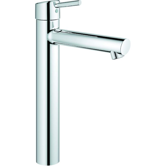 GROHE Concetto Badarmatur Mit Standard-Auslauf - Glatter Körper, GROHE StarLight Chrom, Einhandmischer