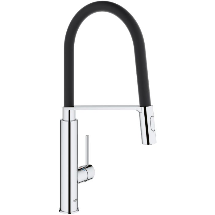 Grohe Concetto kitchen mixer 31491000 chrome, pullout professional shower