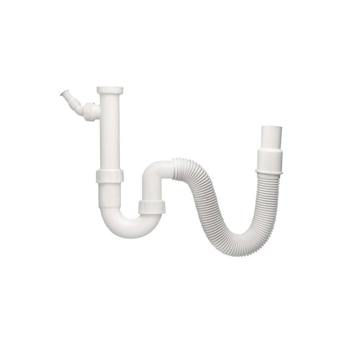 HAAS Waschmaschinen-Siphon Dn 50 Con 2 Kombi-Geräteanschlüssen 1'' E 3/4 - Foto 11