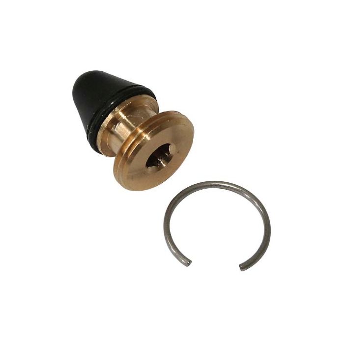 HAAS stop valve 6048 for Grohe Dal concealed urinal flush, brass