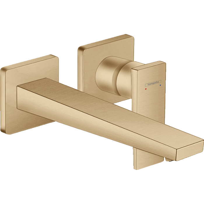 Metropol hansgrohe Metropol concealed single lever basin mixer, projection mm, brushed bronze