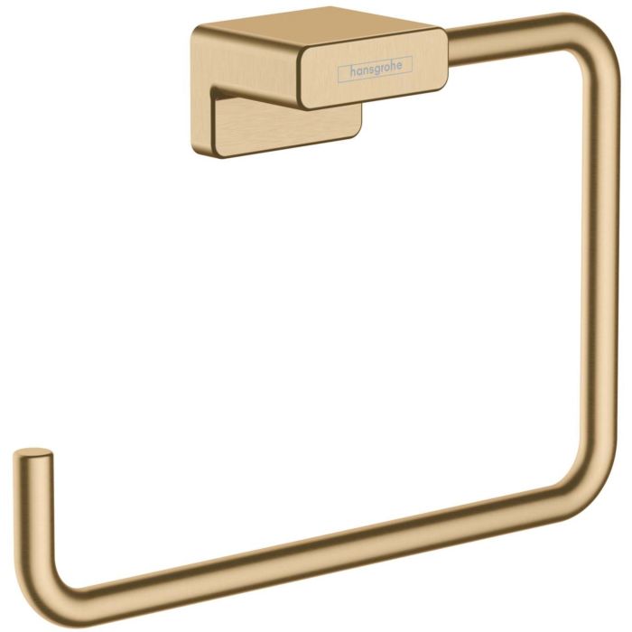 hansgrohe AddStoris towel ring 41754140 wall mounting, metal, brushed ...