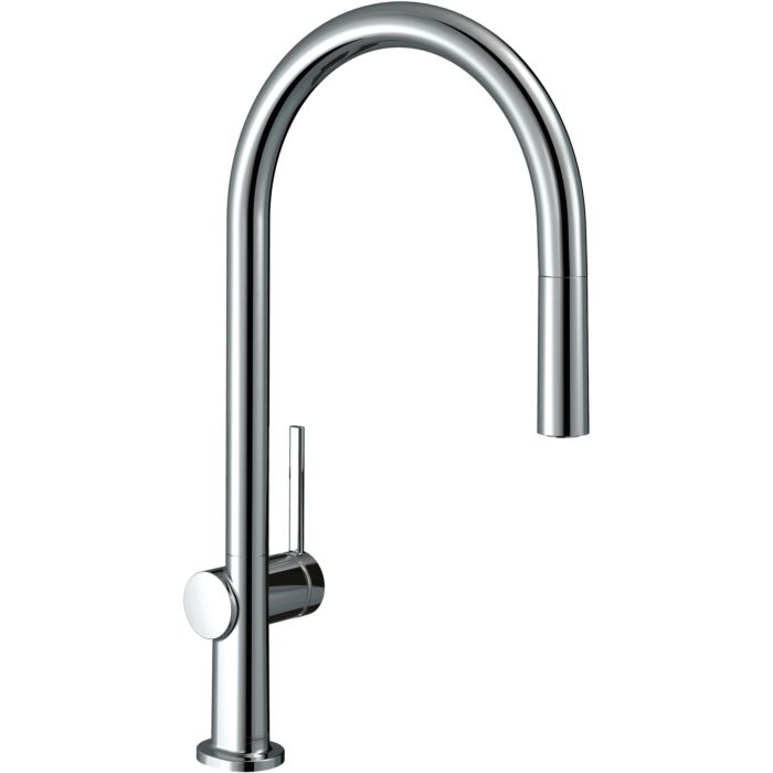 hansgrohe Talis M54 -210 kitchen mixer 72802000 with pull-out spout ...