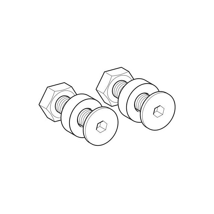Geberit set threaded sleeve for hinge 598175000 for toilet seat