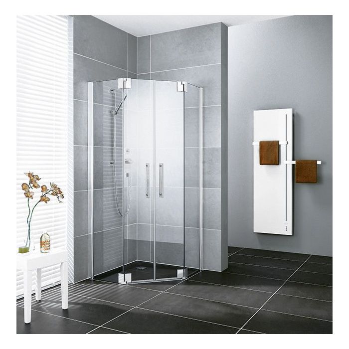 Kermi Pasa Xp Funfeck Duschkabine Pendeltur Pxf4009018vyk