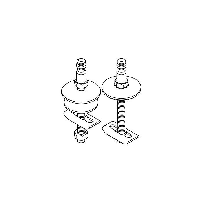 LAUFEN Pro Befestigungselement H8939680000001 mit Absenkautomatik  