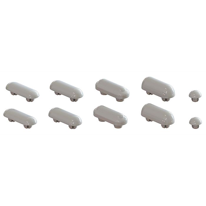 LAUFEN buffer set H8939660000001 for WC seat and cover, 6/8/10/12 mm