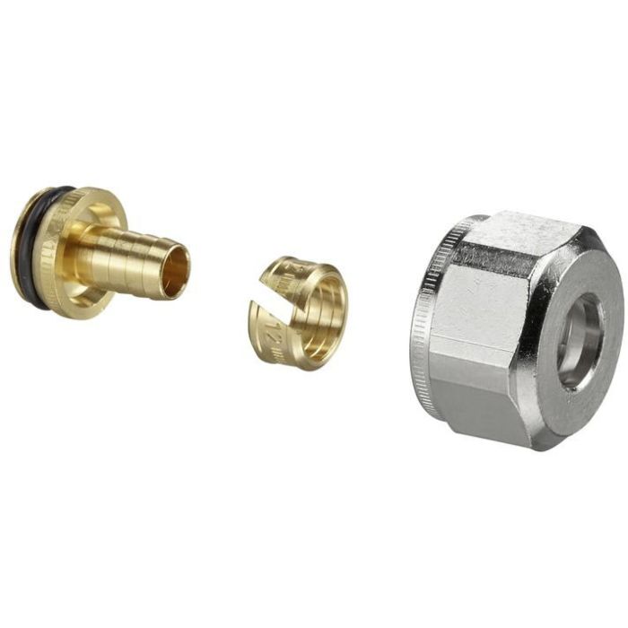 H2O-Flex Schraubfitting T-Stück Reduziert 16-20-16 Für Aluverbundrohr - DVGW-zertifiziert