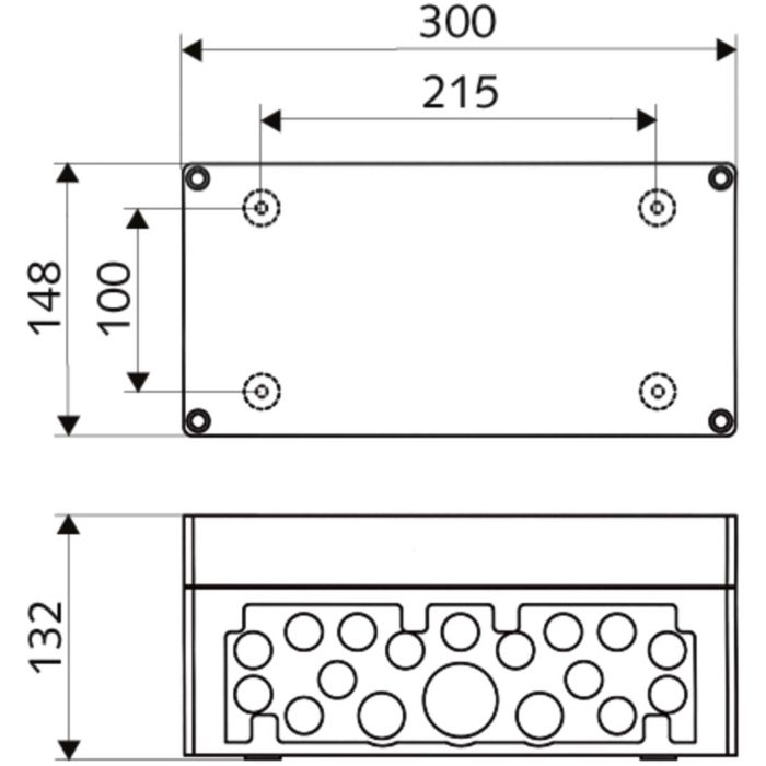 Schell Elektro-Verteilerkasten 015370099 IP 65, für bis zu 12  