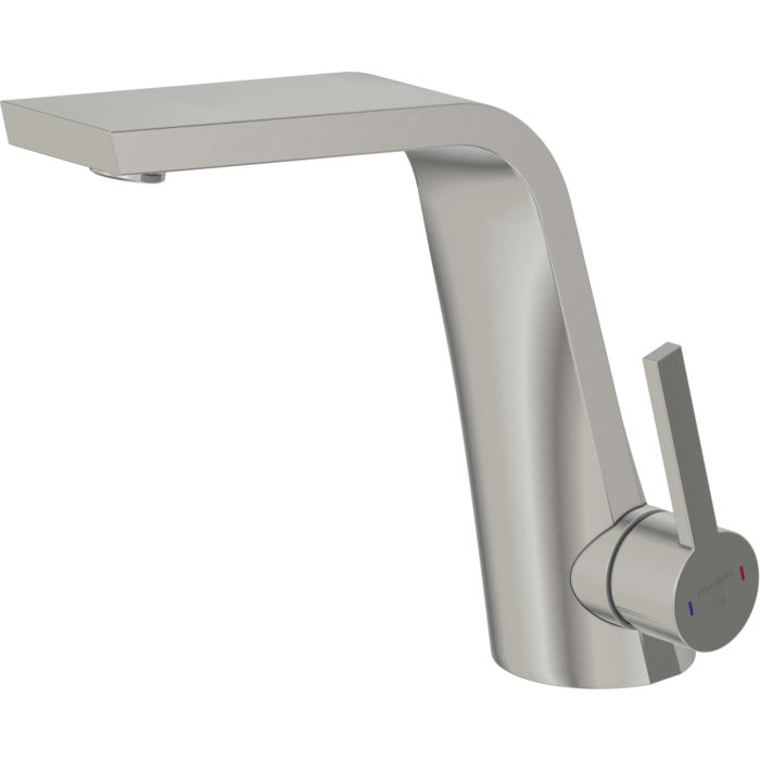 Steinberg Waschtischarmatur Serie 230 – Seitenbedient, Hoch, Ohne Ablaufgarnitur, Ausladung 200 Mm, Chrom