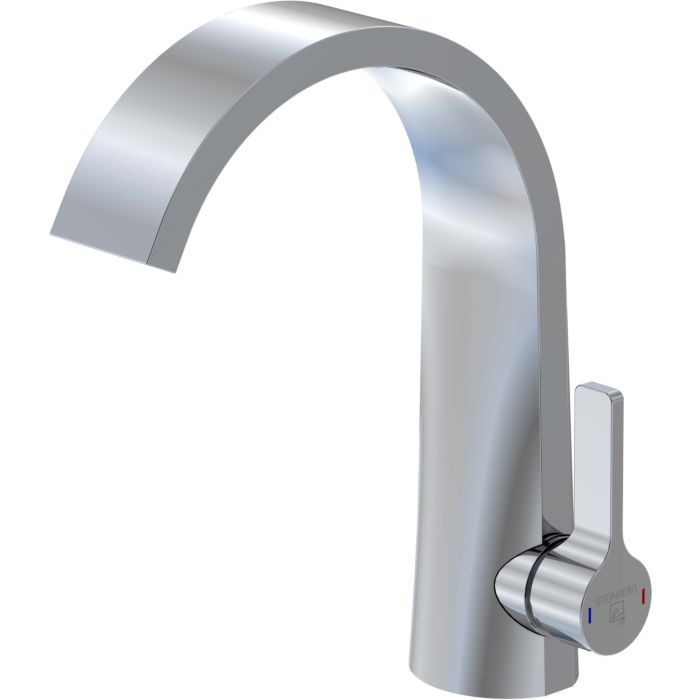 Steinberg Waschtischarmatur Serie 260 Chrom - Einhebelmischer 158mm Ausladung