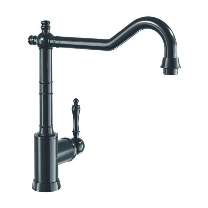 Kingston Brass Concord Küchenarmatur – Wandmontiert, Mattschwarz | 20,3 Cm Lochabstand, Keramikkartusche