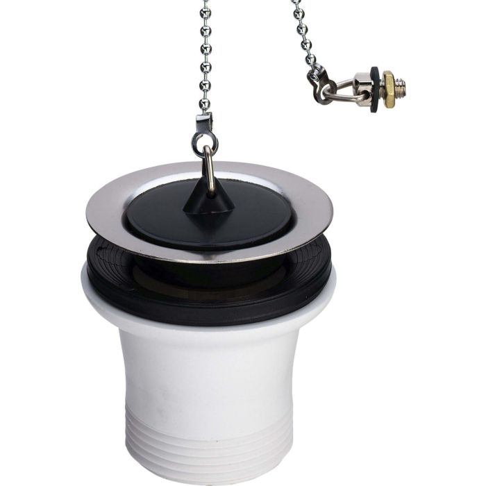 Vanne De Vidange à Bille Fisher 22209 DrainKing Neuve - Avec Passoire Plate En Laiton - Pour évacuation