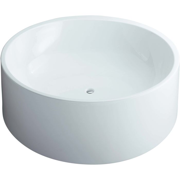 Vitra Istanbul bathtub 52990001000 Ø 160 cm, freestanding, cylindrical, without hydromassage