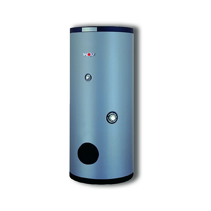 Wolf Sew Boiler cylinders 2483882 up to approx. 20 kW, for heat pumps,  silver