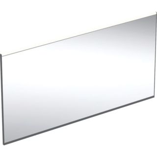 Geberit Option Plus Square Lichtspiegel 502786141 135 x 70 cm, schwarz matt/Aluminium eloxiert, direkte-/indirekte Beleuchtung