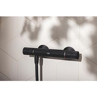 Grohe Precision Start Brausethermostat 345942430 schwarz matt, Aufputz