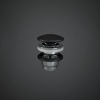 RAK Duo Pushopen-Ventil DUO000504A, schwarz matt