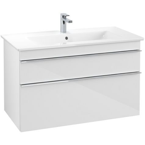 Villeroy & Boch Venticello XL Waschtischunterschrank A92601DH, 95,3 x 59 x 50,2 cm, glossy white