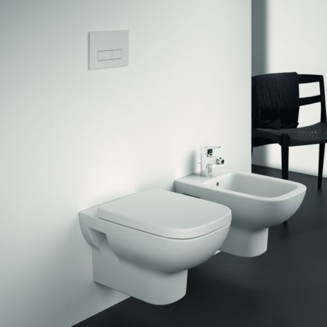 Ideal Standard i.life A WC mit WC-Sitz T467101  spülrandlos, Softclose, Weiß